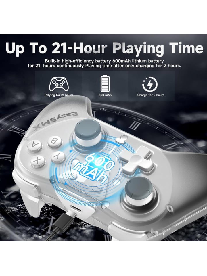 Almina Switch Pro Controller, kabelloser Switch-Controller in Weiß günstig kaufen onesize