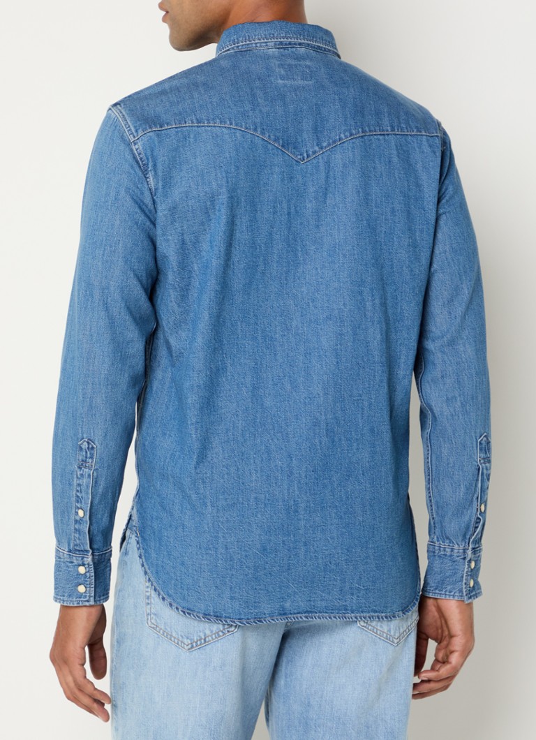 Sobretudo jeans Levi's Longhorn com bolsos no peito