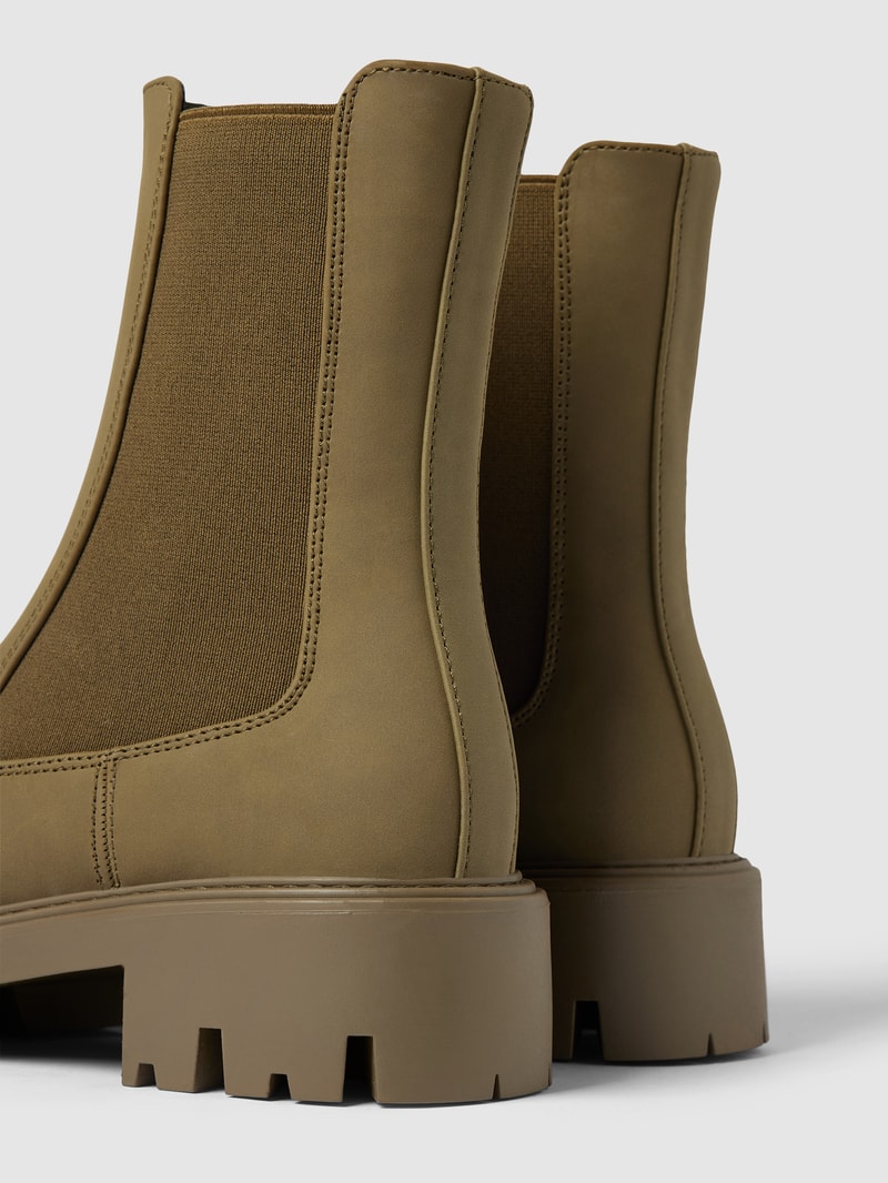 Chelsea Boots mit profilierter Sohle Modell 'BETTY' in hellbraun