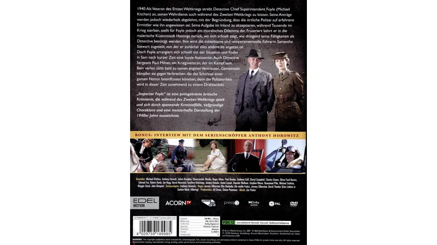 Inspector Foyle - Staffel 1  [2 DVDs]
