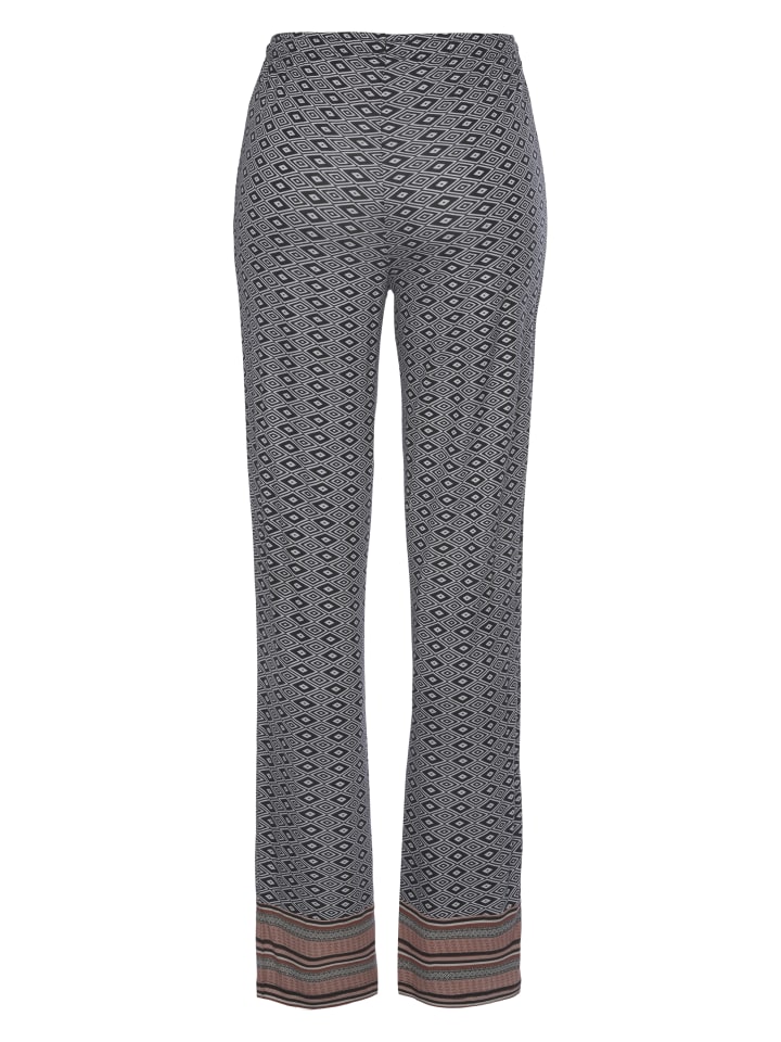 VIVANCE DREAMS Schlafhose in braun bedruckt günstig kaufen