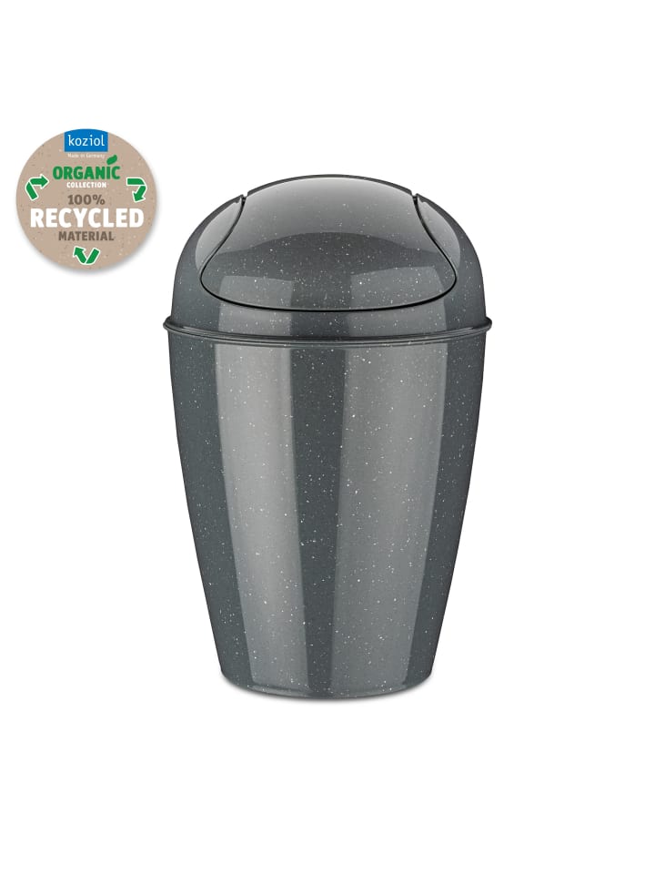 koziol DEL S - Schwingdeckeleimer 5l in recycled ash grey günstig kaufen onesize