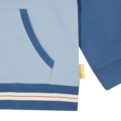 Sweatjacke, mittelblau für Jungs