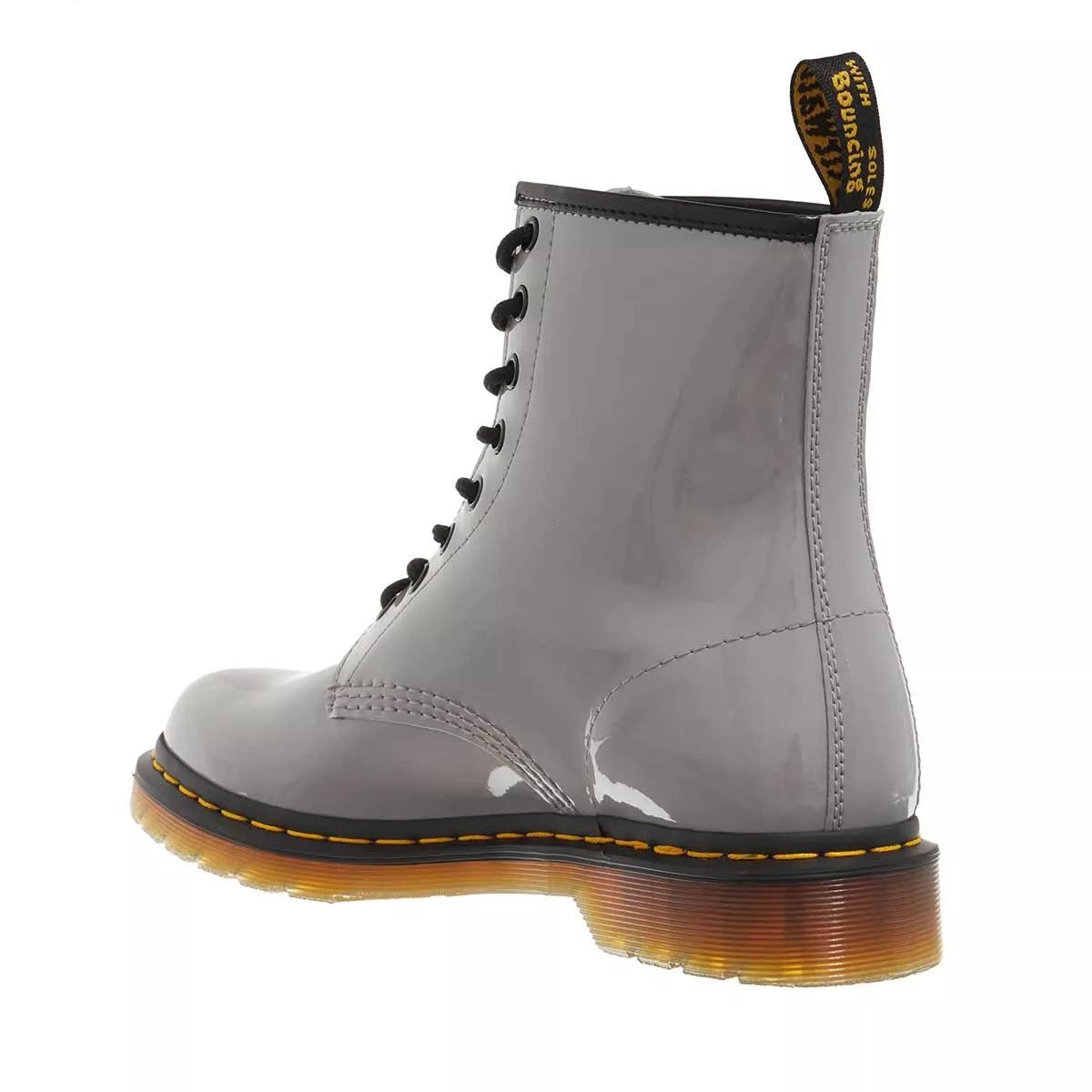 DR. MARTENS Stiefeletten grau Schnürstiefel