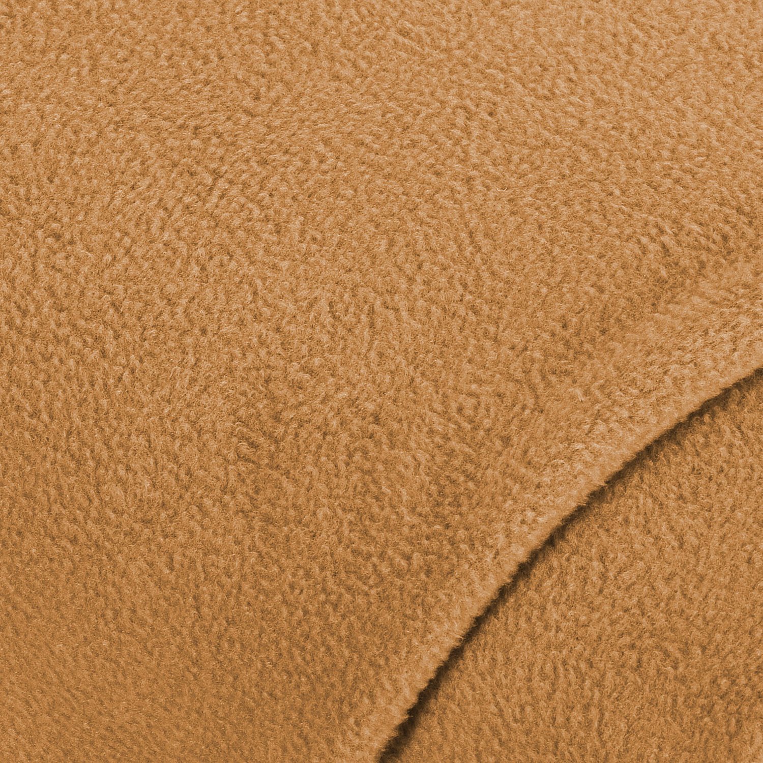 Fleecestoff, camel