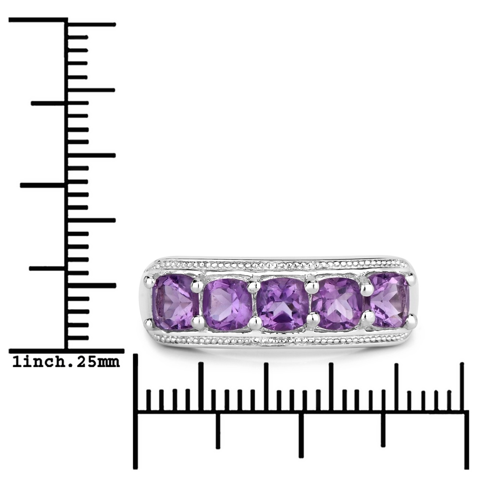 Rafaela Donata Bague Argent sterling Améthyste en Argent Bague