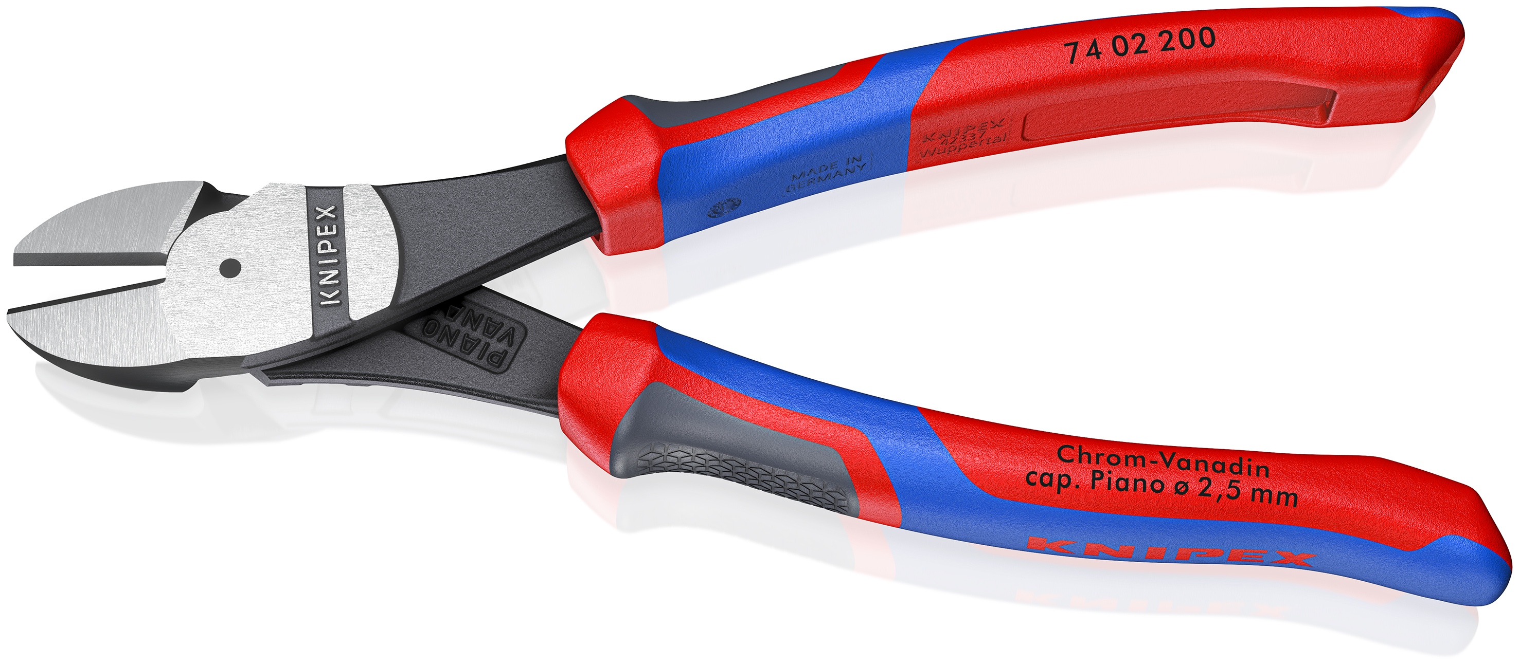 Knipex 74 02 200 Power sānu griešanas knaibles spiediena/komforta 200 mm
