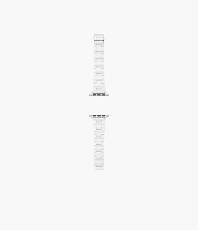 Fossil Band für Apple Watch® 38/40/41/42 mm Keramik weiß