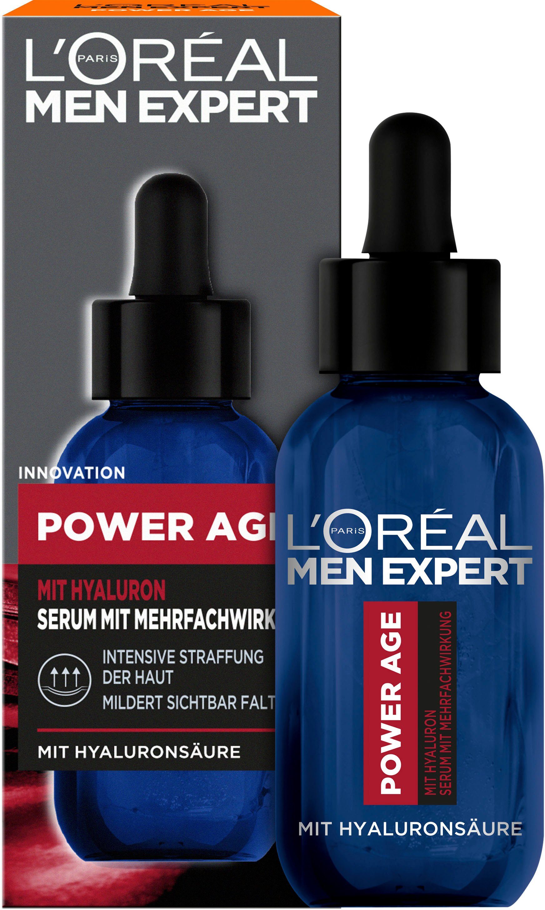 L'ORÉAL PARIS MEN EXPERT Pflege-Set L'Oréal Men Expert Power Age-Set: Serum & Pflege, mit Hyaluron