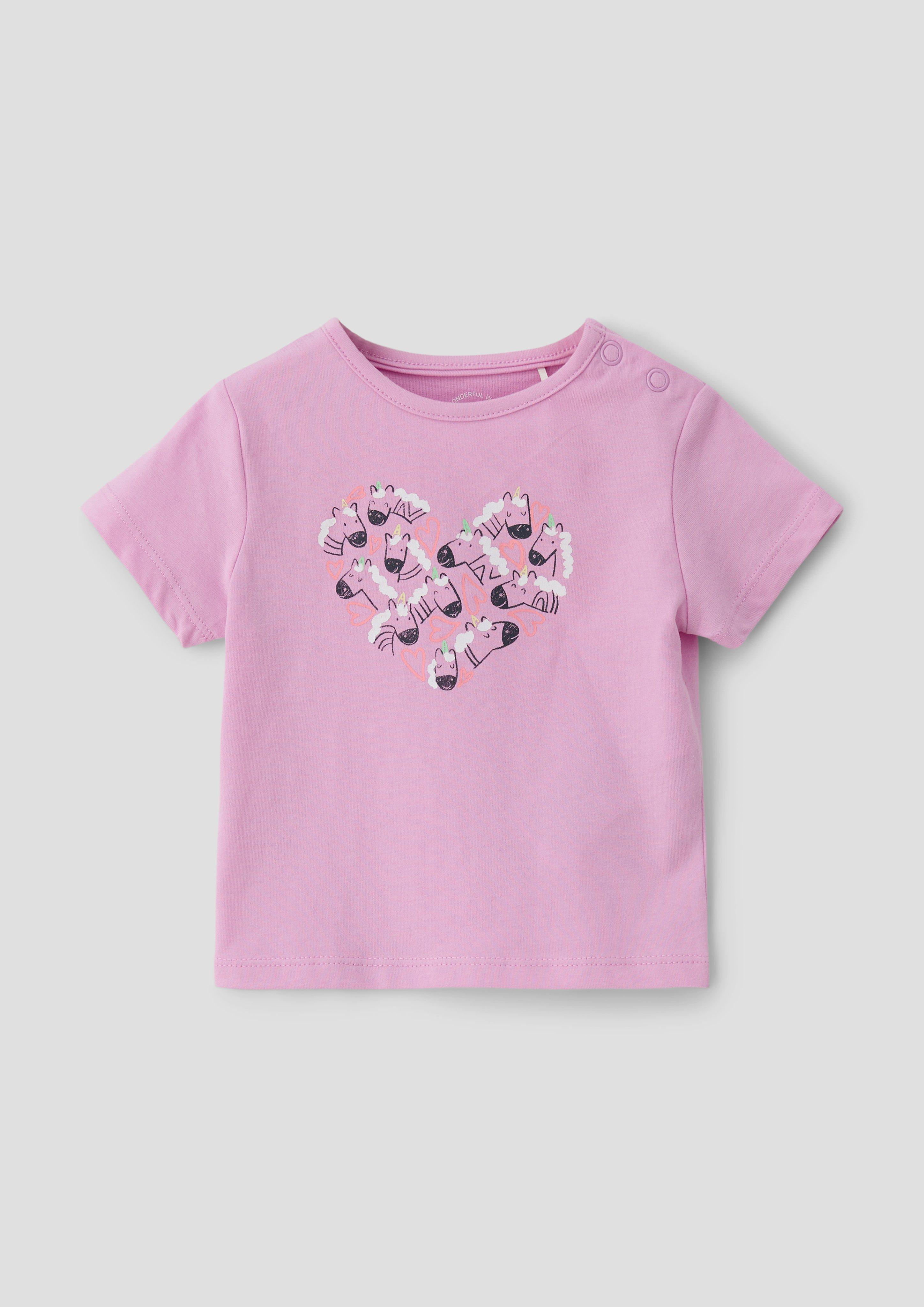 T-Shirt mit Frontprint  2142884-4442