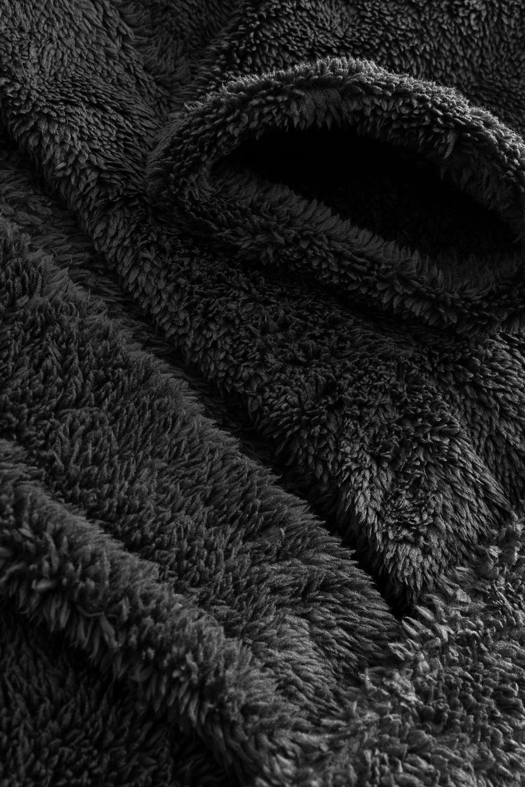 Next Kinderbademantel Bademantel aus Fleece, Polyester (recycelt)
