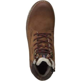 Mustang Schnür Boots in braun