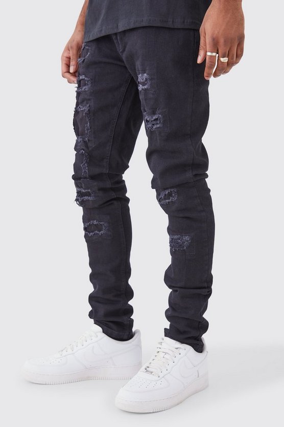 Tall zerrissene Skinny Jeans