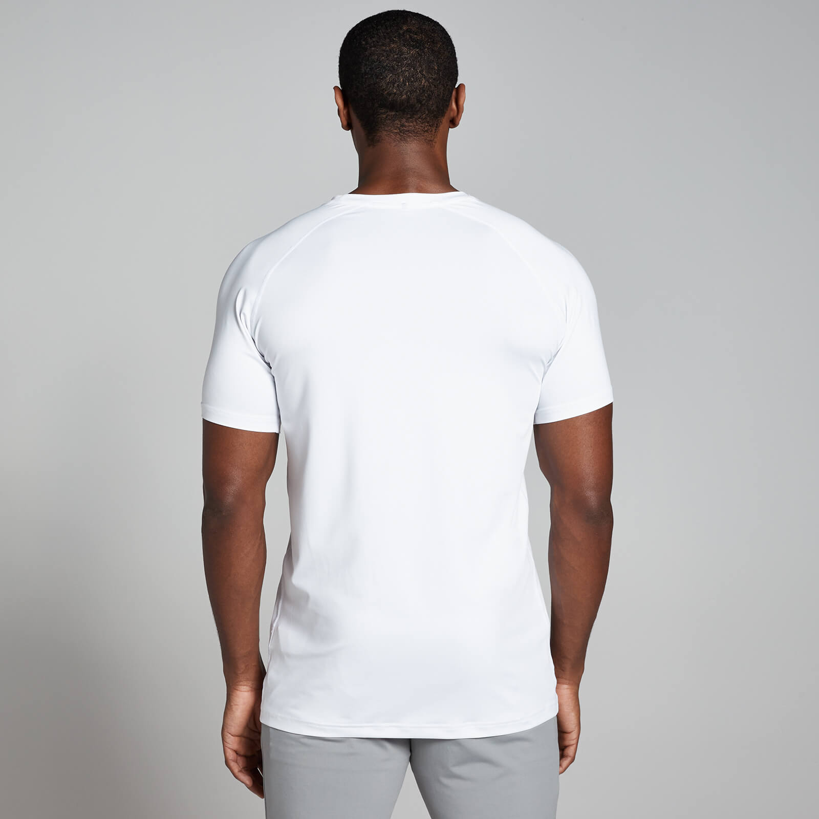 T-shirt d’entraînement à manches courtes MP pour hommes – Blanc