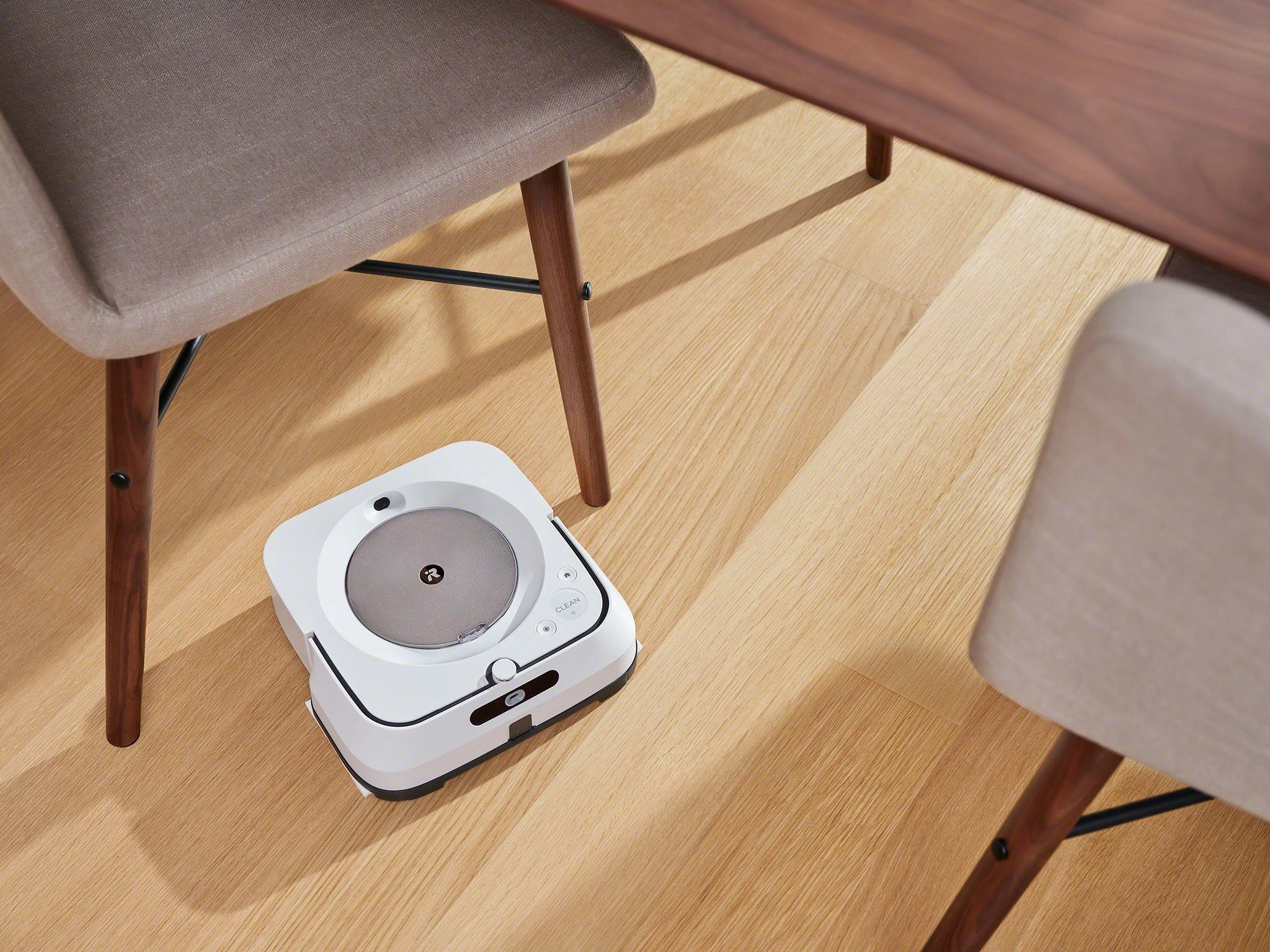 iRobot Wischroboter Braava jet m6 (m6138), beutellos, App-/Sprachsteuerung, Nasswischen und Trockenfegen, Kartierung