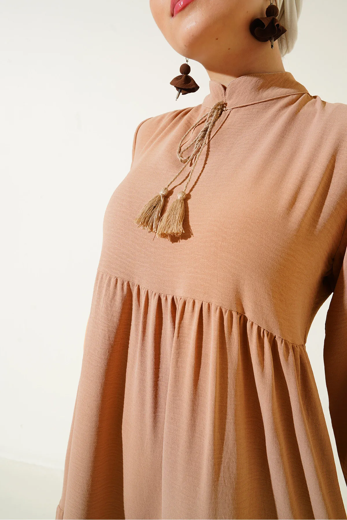Bigdart  Kleid - Braun - Smock-Kleid