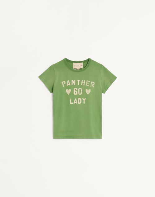 Camiseta de algodão estampada