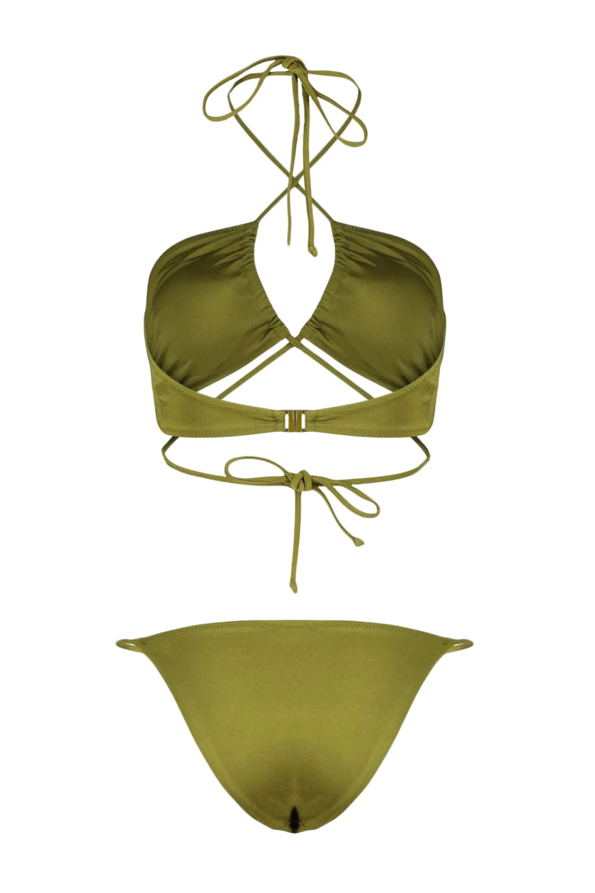 Trendyol Collection  Bikini-Set - Khaki - Unifarben