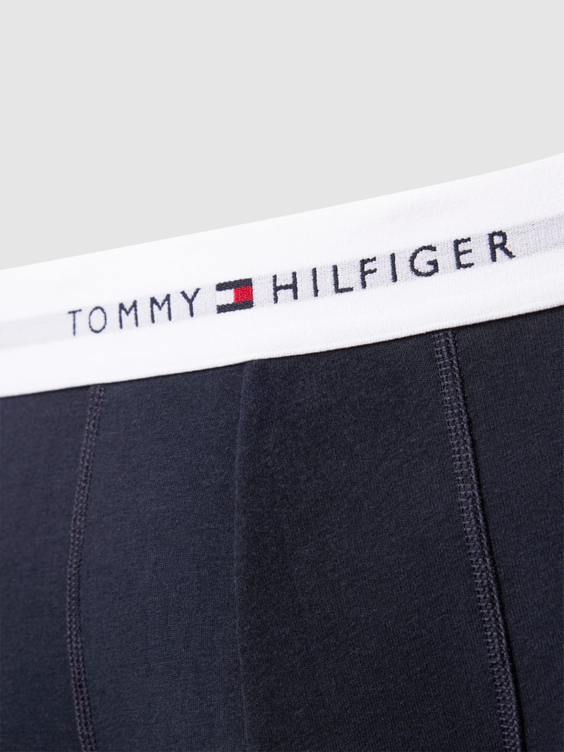 Trunks mit Label-Details im 3er-Pack in dunkelblau