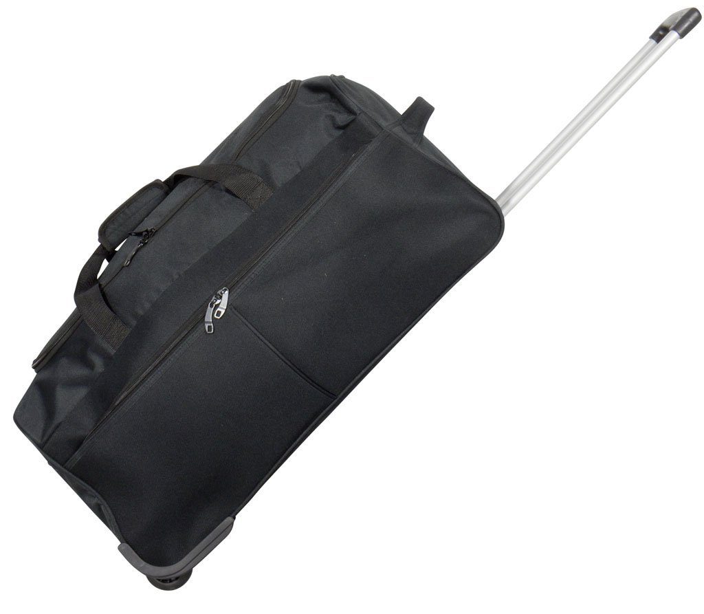 Trendyshop365 Reisetasche Brooklyn (Trolley, 65x35x30cm, 70 Liter, leichte XL Tasche für Damen und Herren), mit Trolleygriff und 2 Rollen
