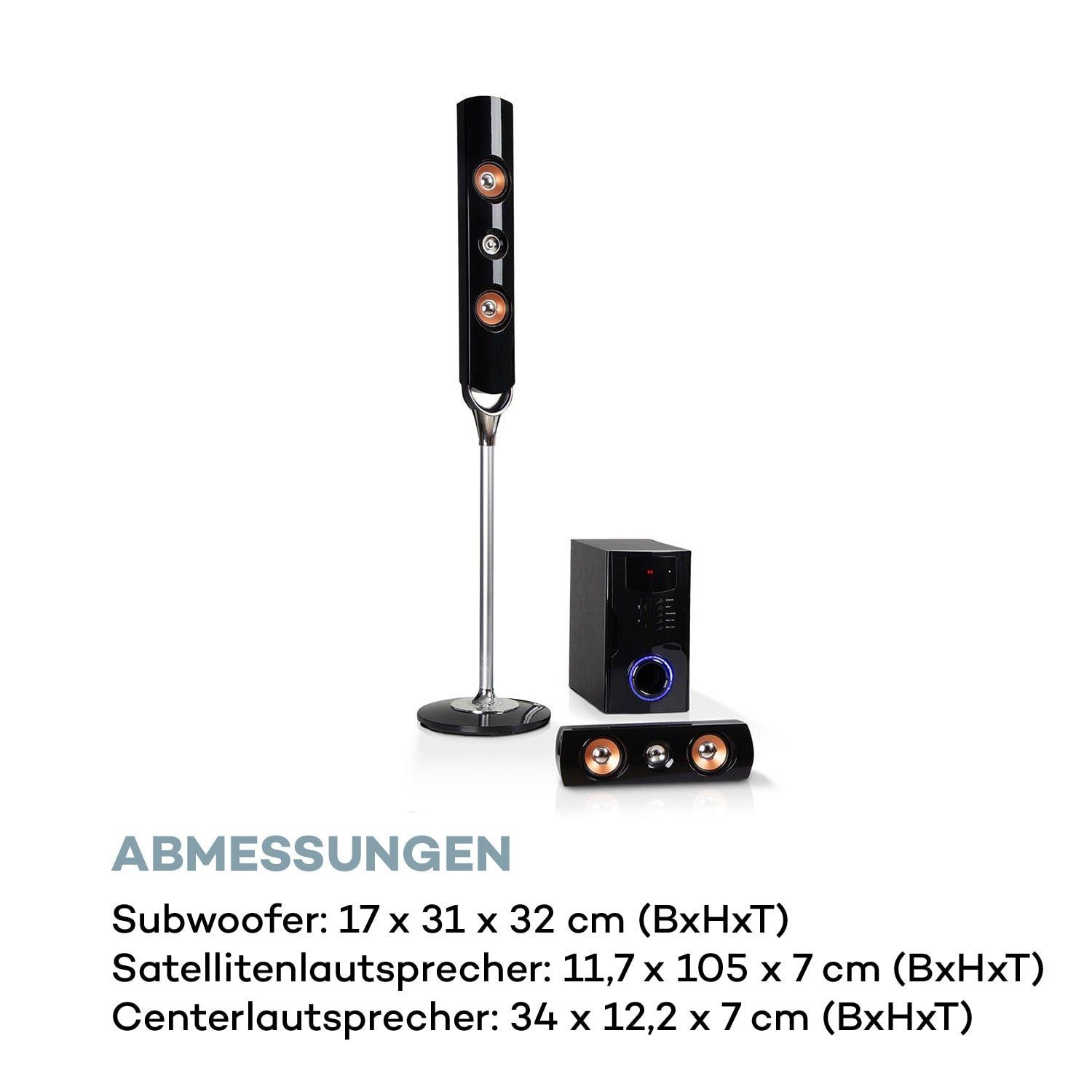 Auna Areal Nobility Lautsprechersystem (120 W)