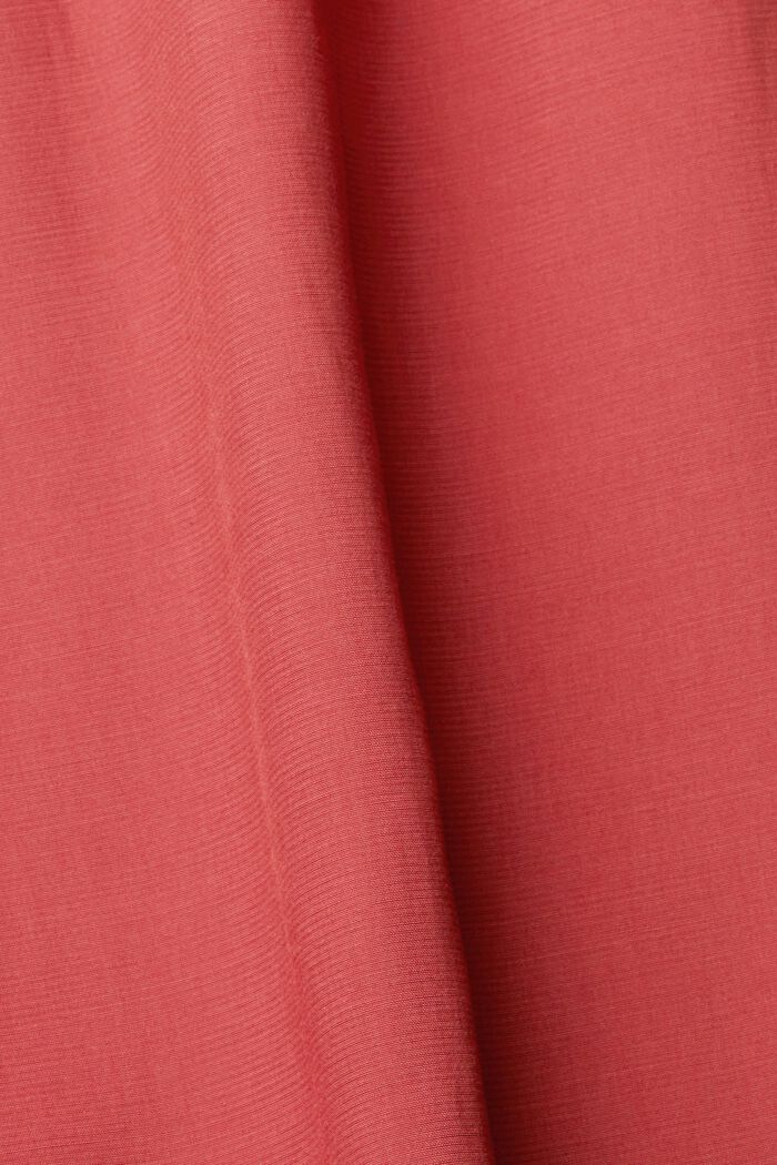 Bluse mit Keyhole-Detail, LENZING™ ECOVERO™