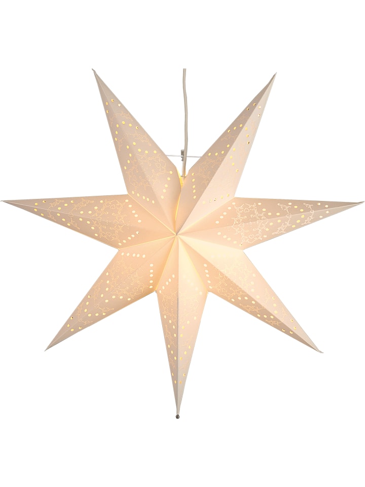 STAR Trading Hängeleuchte Stern 'Sensy', creme, 54x51cm günstig kaufen onesize