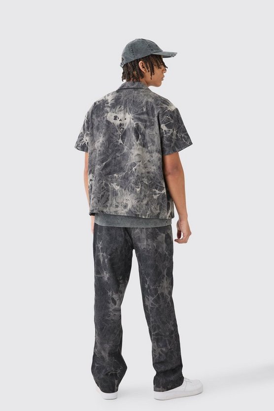 Lockere Jeans mit elastischem Bund