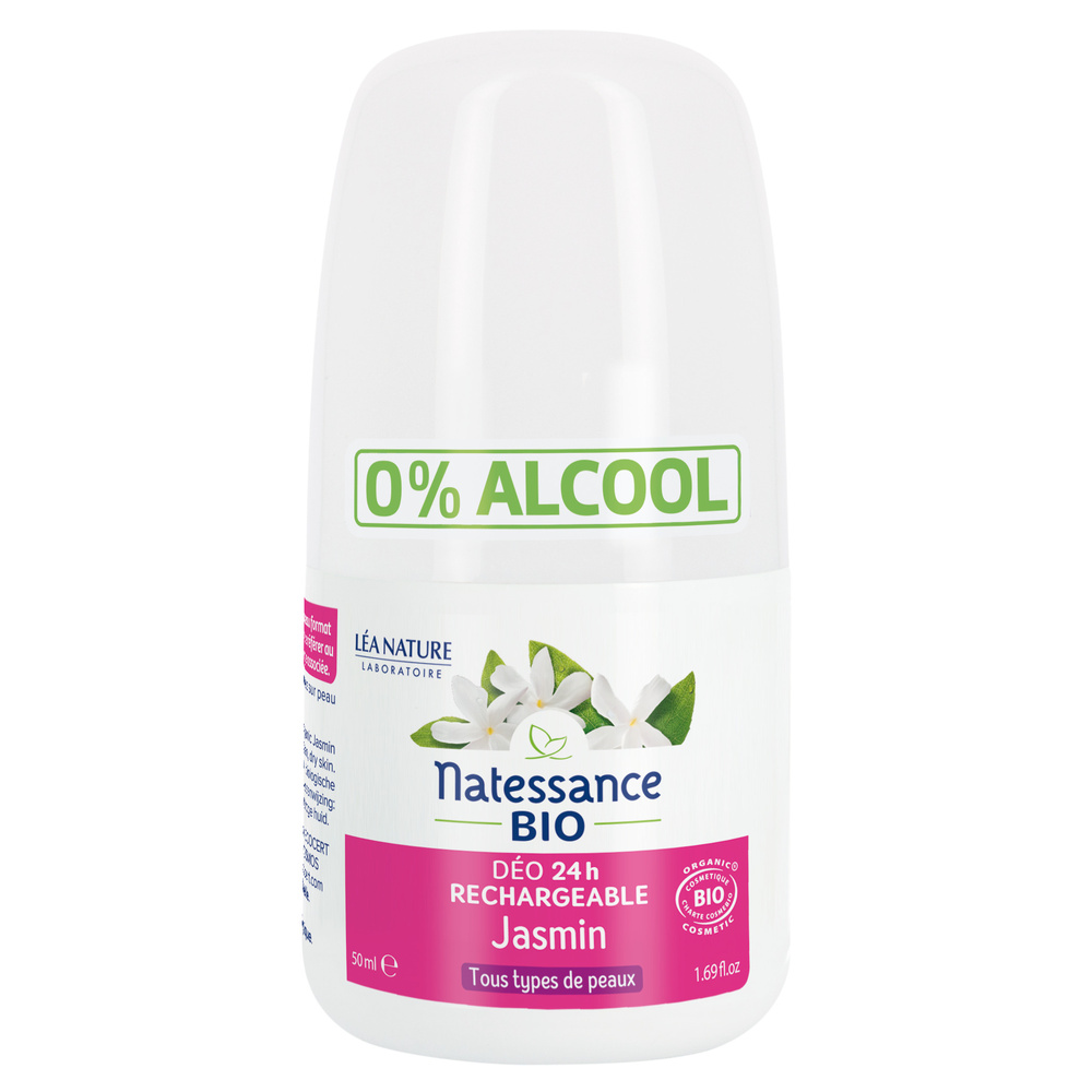natessance Déodorant rechargeable jasmin bio Déodorant