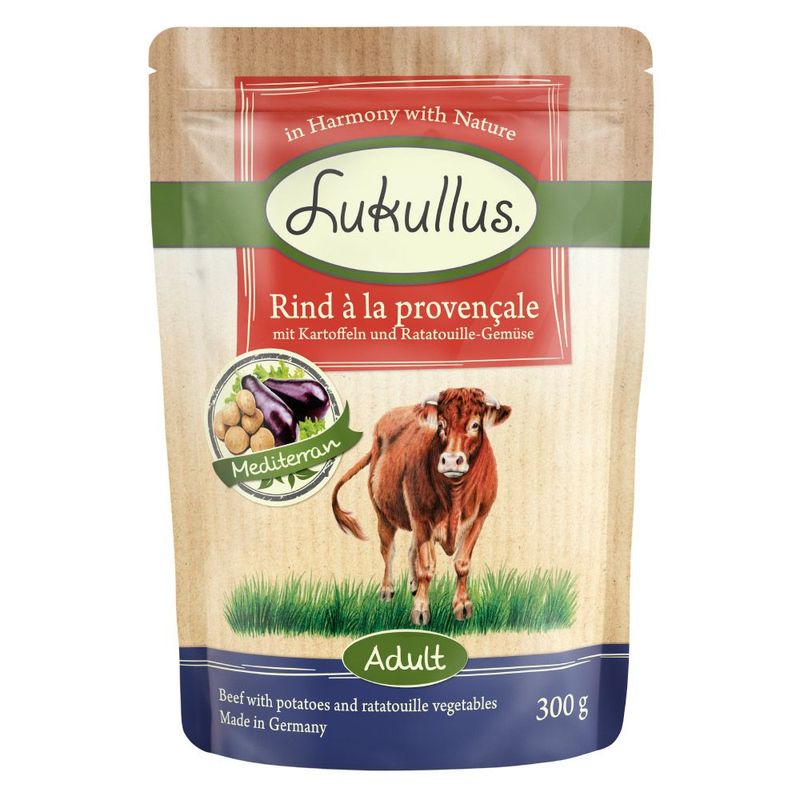 Lukullus Naturkost Adult Getreidefrei Frischebeutel