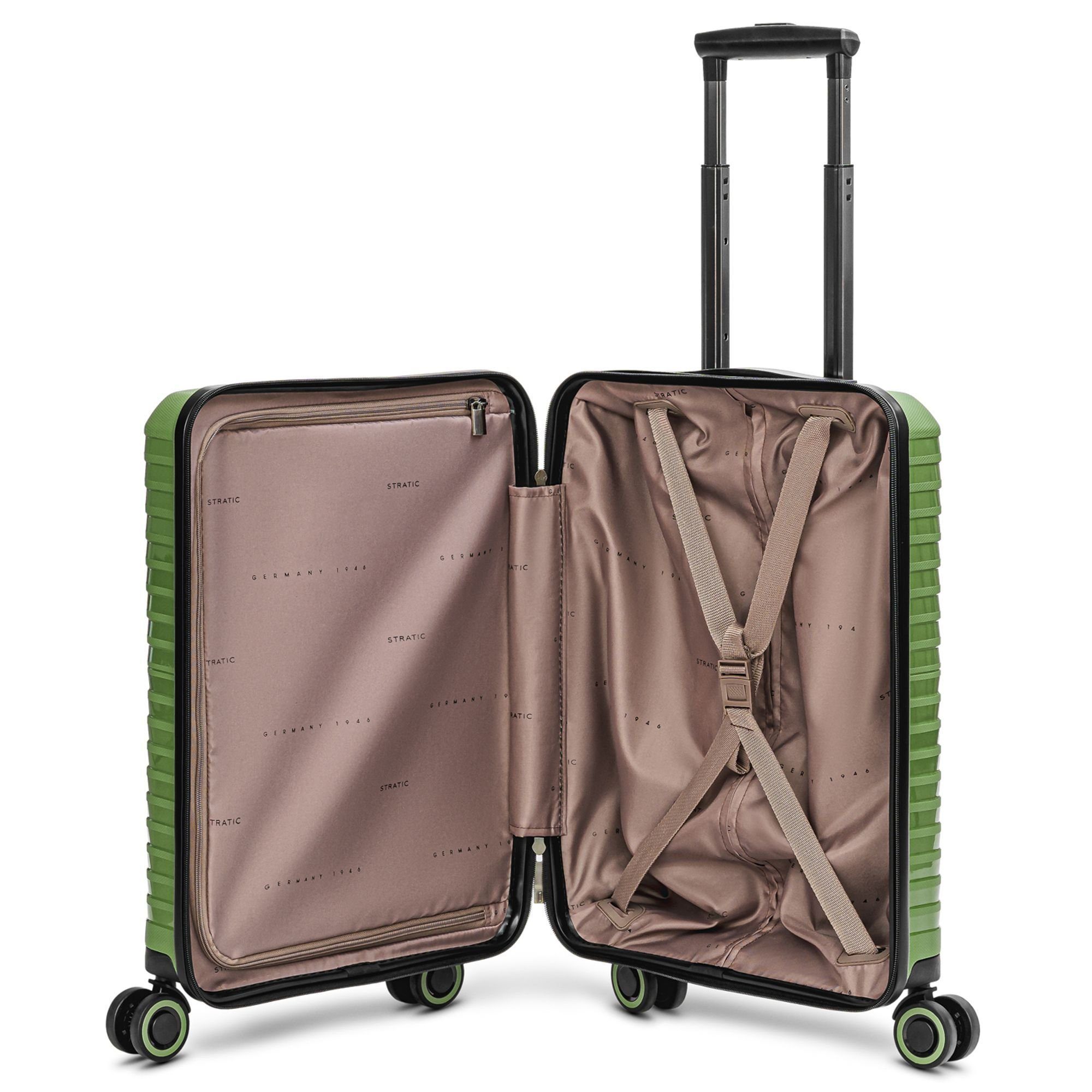 Stratic Handgepäck-Trolley Shine, 4 Rollen, Polypropylen