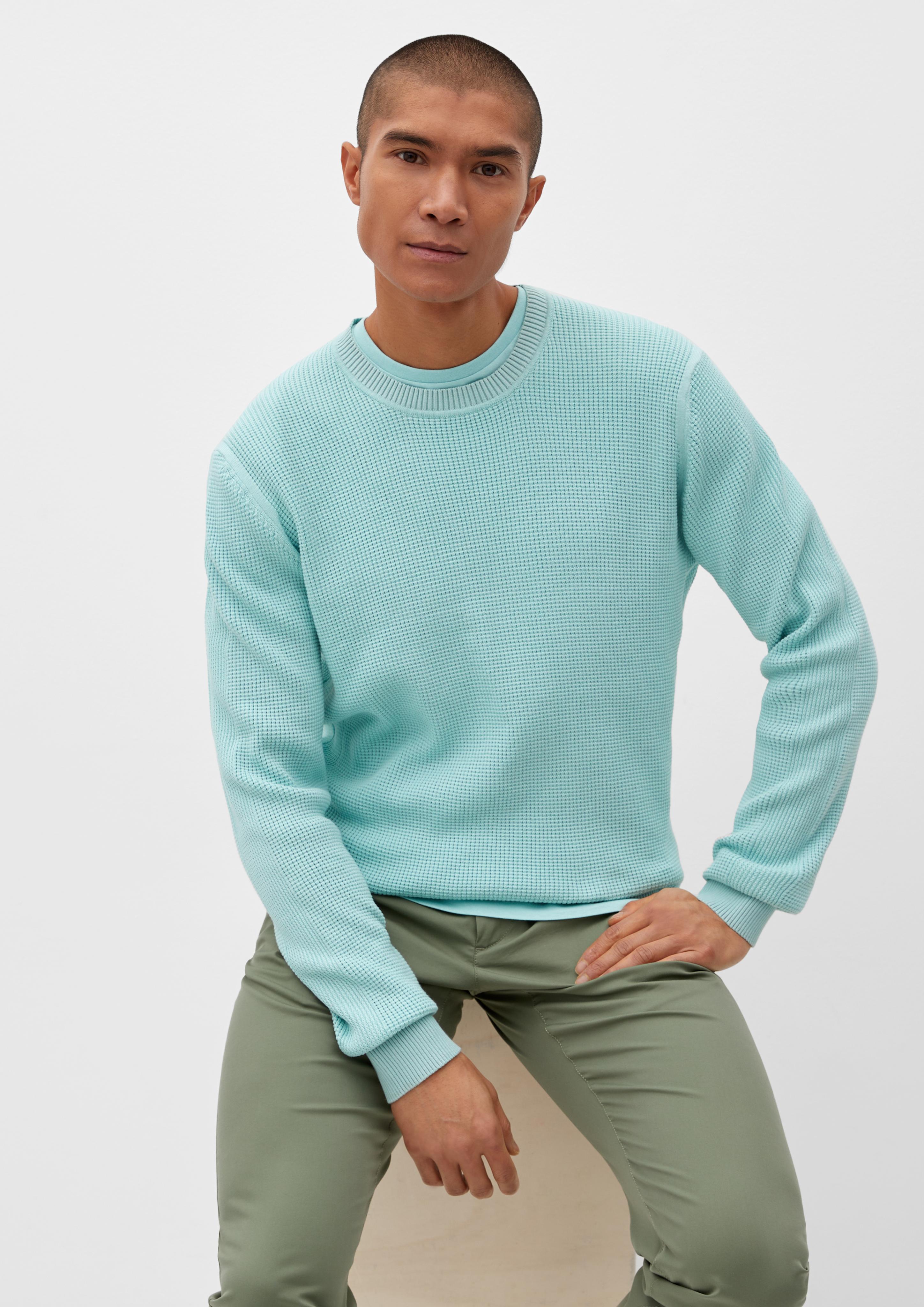 Pullover mit Waffelpiqué-Struktur  2129585-6067