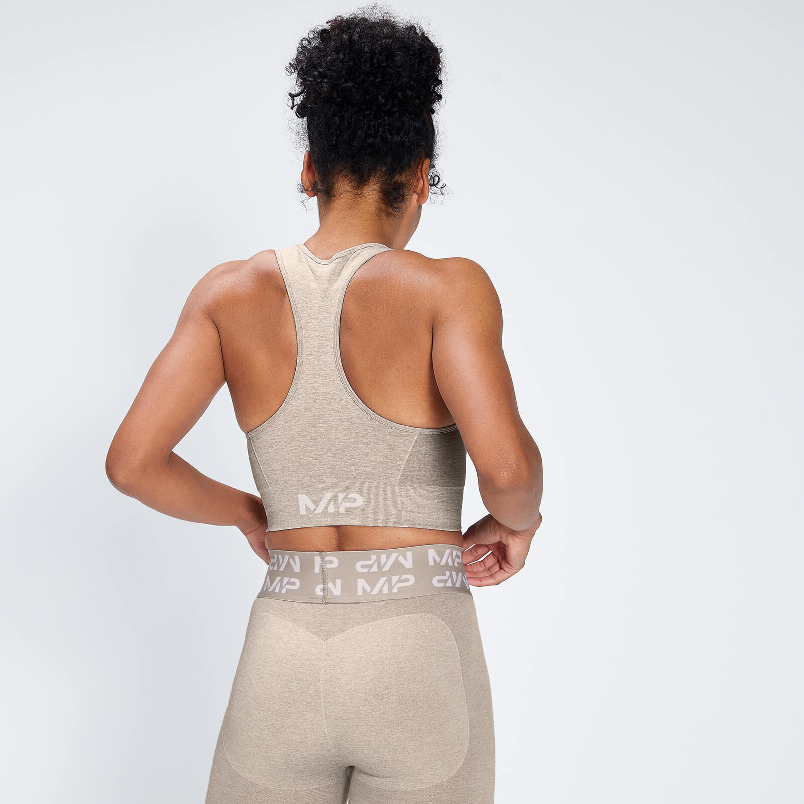 MP Women's Curve Sports Bra - Sesame