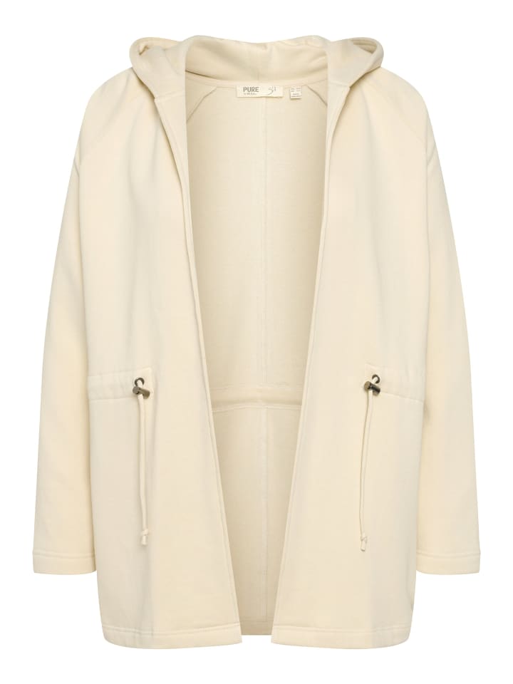 Ulla Popken Sweatjacke in popcorn günstig kaufen 46-48