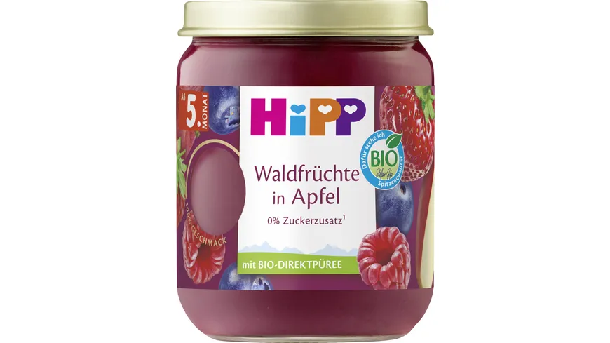 Hipp Waldfrüchte in Apfel 160 g