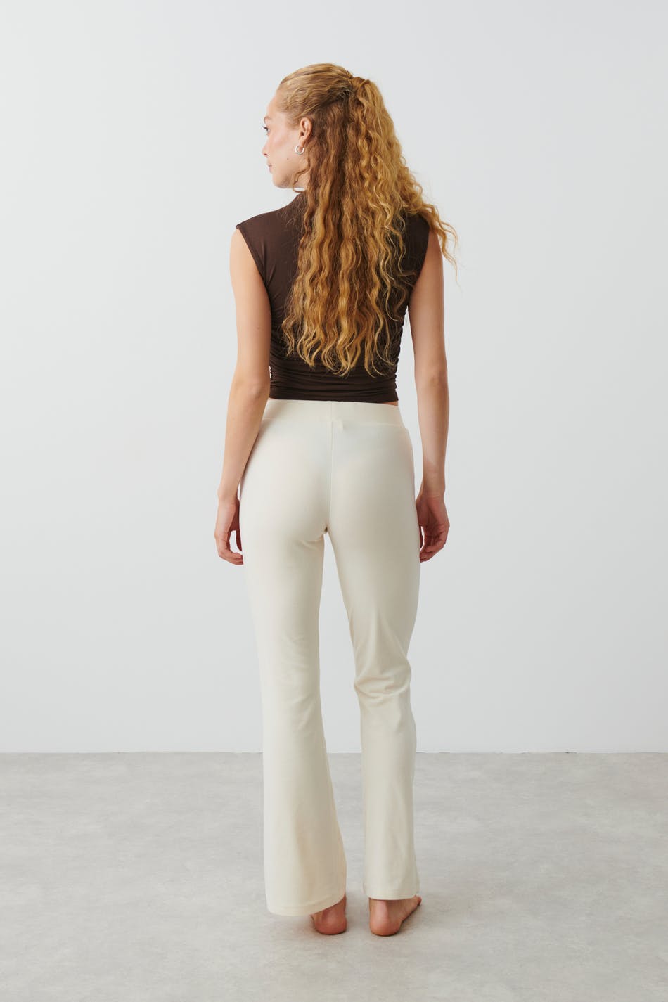 Velour trousers