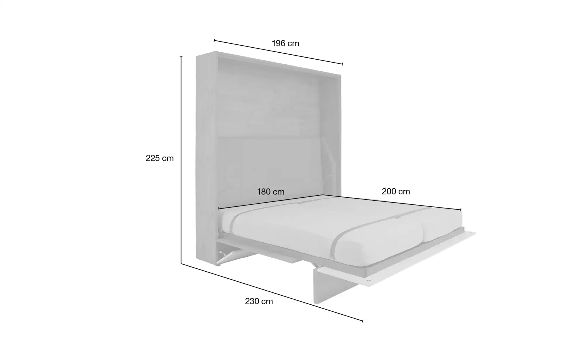 Schrankklappbett