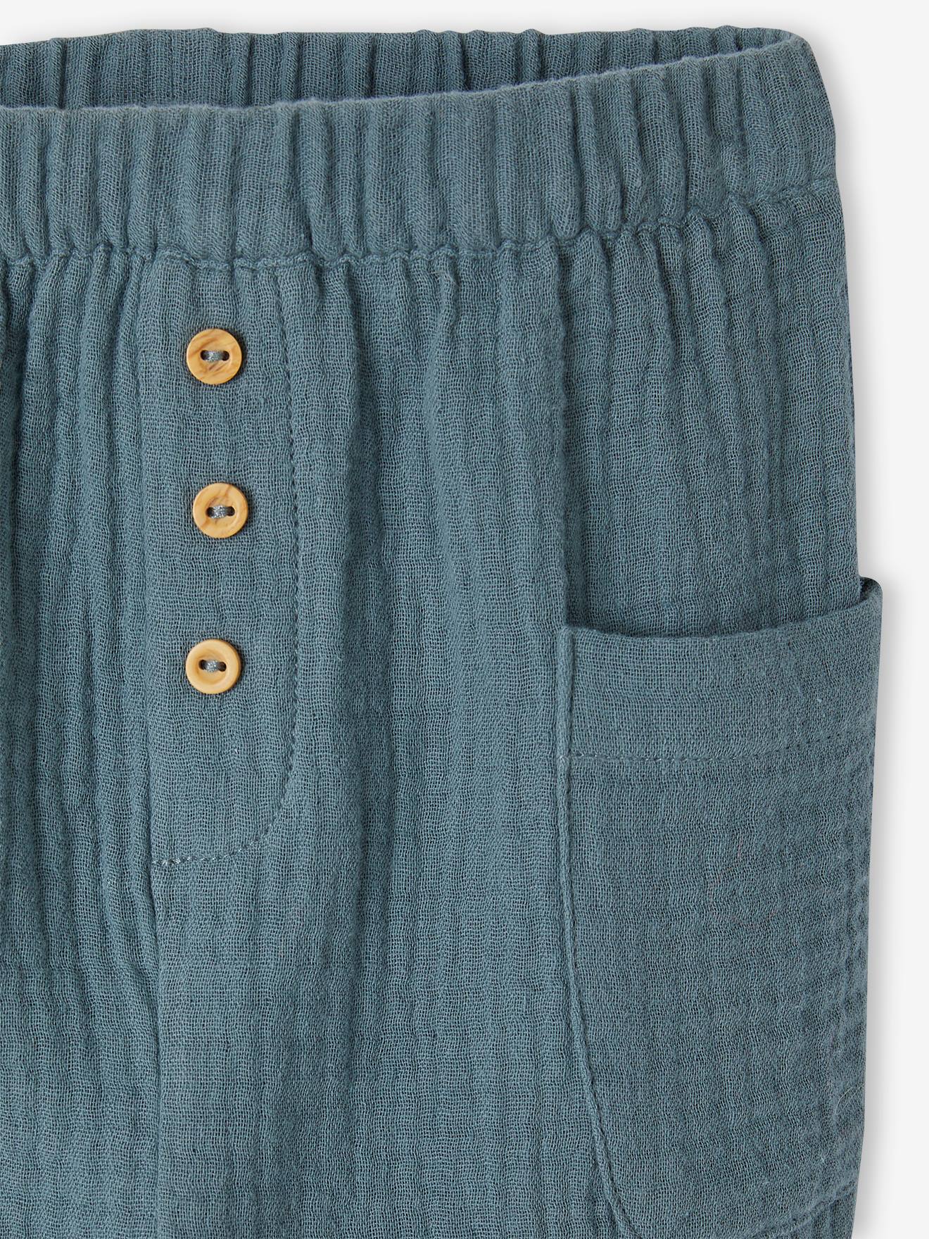 Vertbaudet Baby Hose mit Schlupfbund Oeko Tex - beige