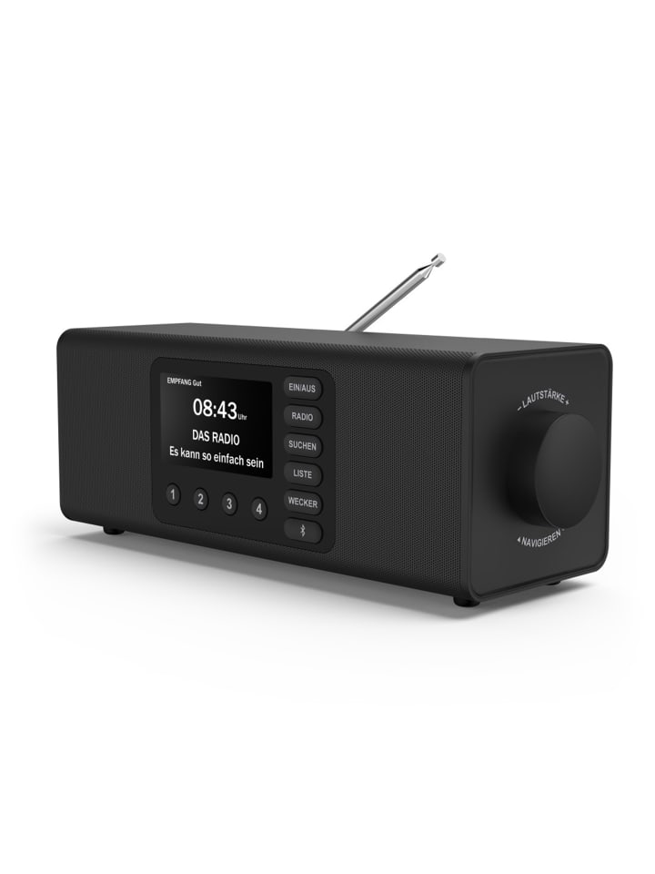 Hama DR2002BT, FM/DAB /Bluetooth® in Schwarz günstig kaufen onesize
