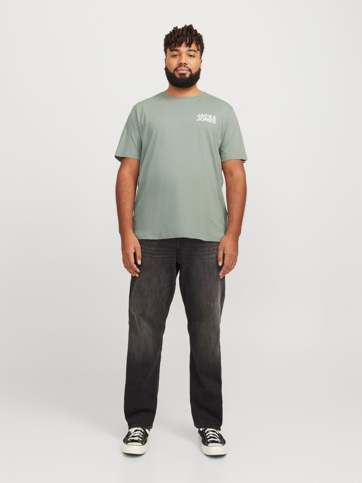 JACK & JONES PLUS T-shirt in Iceberg Green günstig kaufen