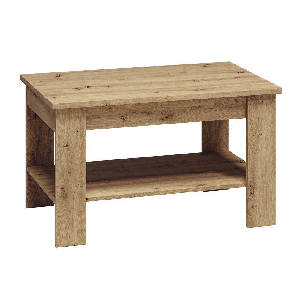 Lomadox Wohnwand ARTA-131, (4-St., 4-tlg), Artisan Eiche Nb. 325/200/40 cm