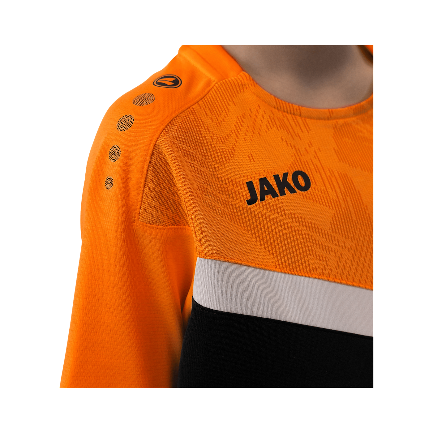 JAKO Icon T-Shirt Kids Schwarz Orange F807