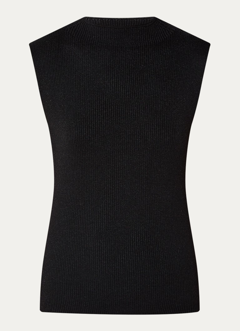 Selected Femme Lura fine knitted top in lyocell blend