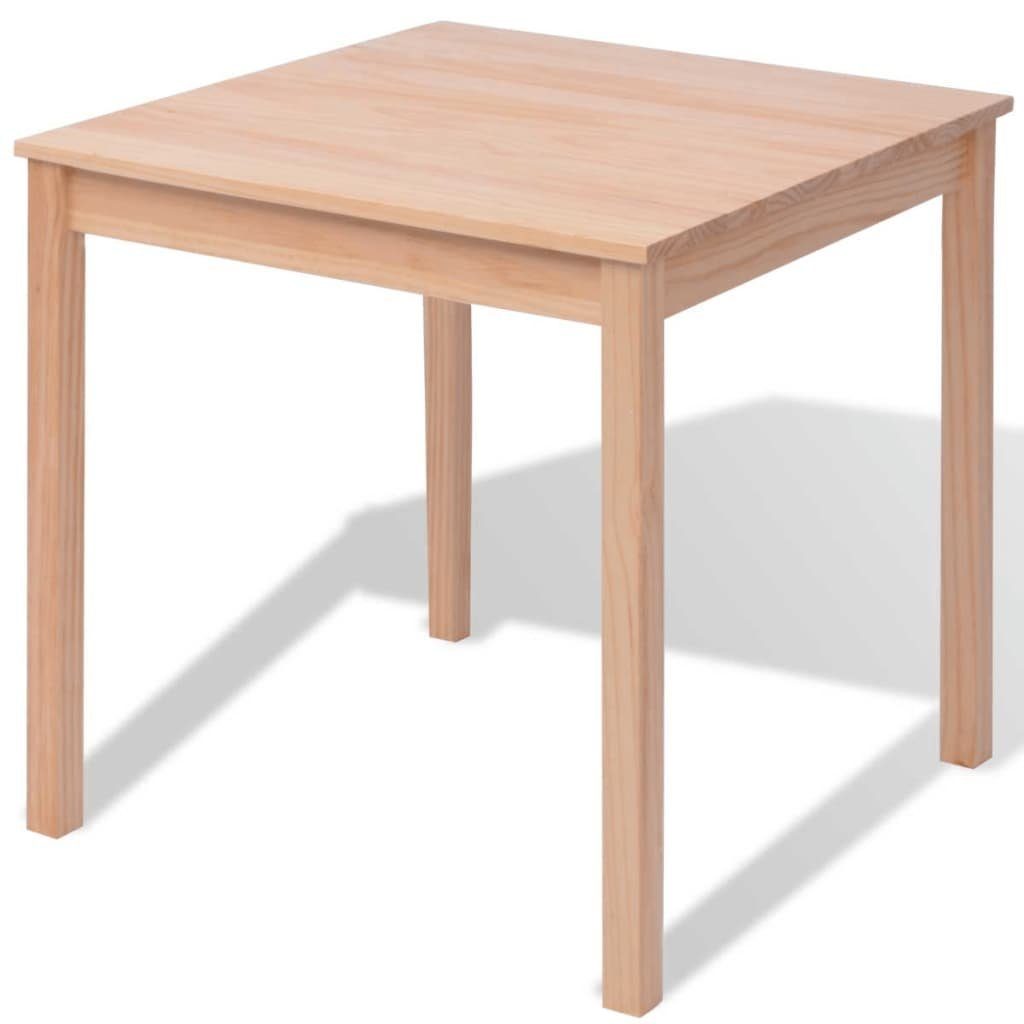 vidaXL Essgruppe Dreiteiliges Esstisch-Set Pinienholz, (3-tlg)
