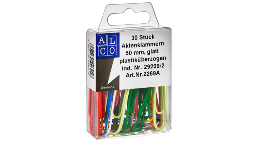 ALCO Aktenklammern bunt