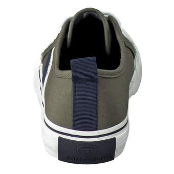 Tom Tailor Leinen Sneaker in grün