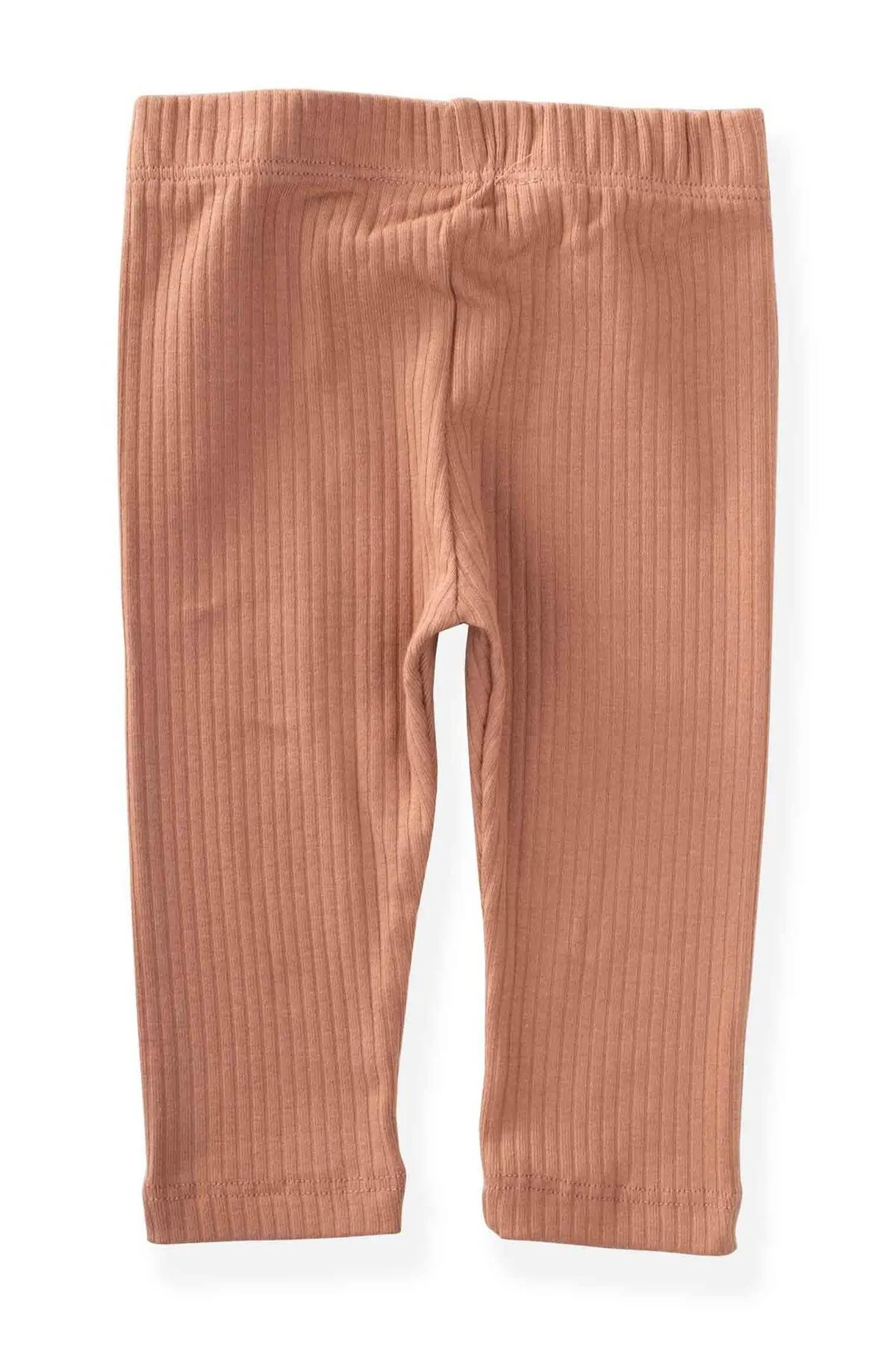 Cigit  Gerippte Leggings, 0–5 Jahre, Braun