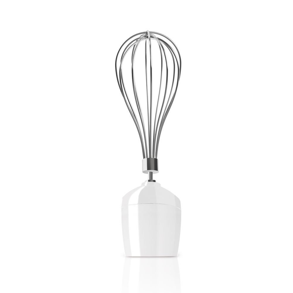 Black & Decker Stabmixer Stabmixer Weiß 600W Zerkleinerer Schneebesen 20 Leistungsstufen, 600 W, 20 Leistungsstufen ink. Turbofunktion und Anti Splash Design