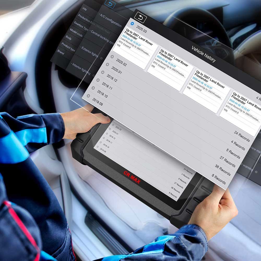 iCarsoft OBD2-Diagnosegerät CR Max PROFI ALL IN ONE Diagnosegerät mehr als 40 Fahrzeugmarken OBD2, 17,78 cm / 7,0