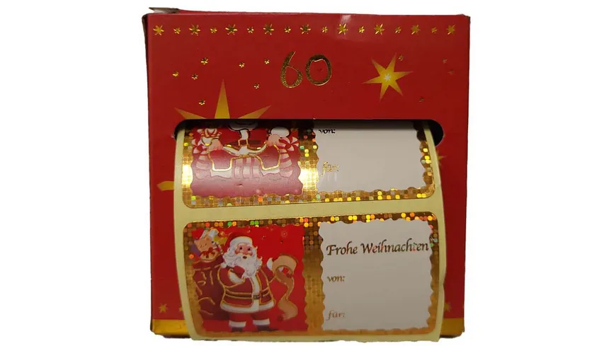 XMAS Geschenketiketten Spenderbox
